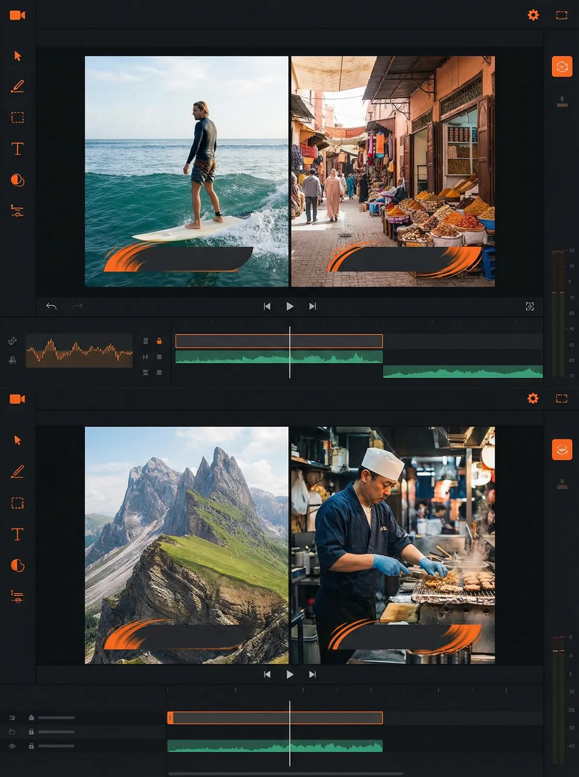 日本vpswindows中国 Vlog开场模板设计